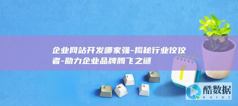 企业网站开发哪家强-揭秘行业佼佼者-助力企业品牌腾飞之谜