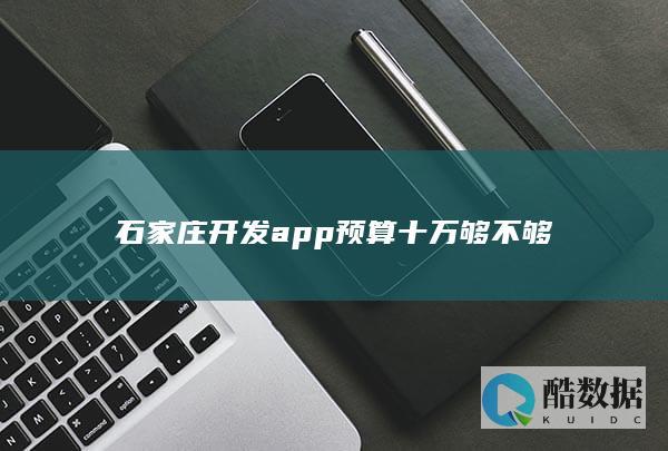 石家庄开发app预算十万够不够