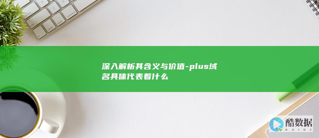 深入解析其含义与价值-plus域名具体代表着什么