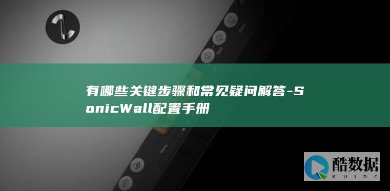SonicWall配置关键步骤详解