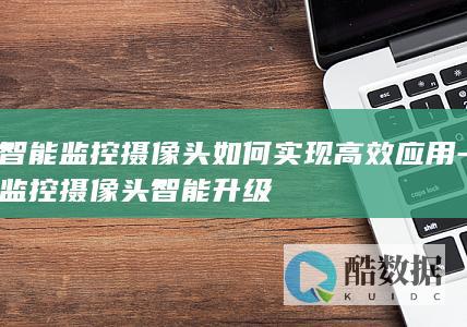 高效智能监控应用