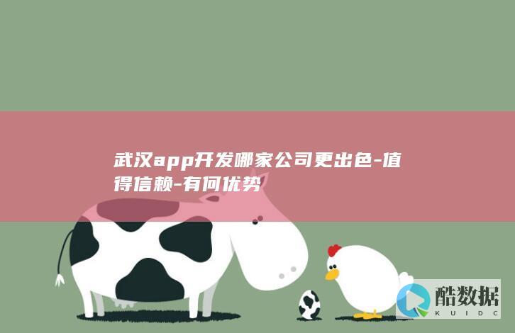 武汉app开发哪家公司更出色-值得信赖-有何优势