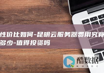 昆明云服务器性价比分析