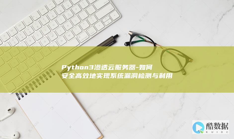 Python3渗透云服务器-如何安全高效地实现系统漏洞检测与利用
