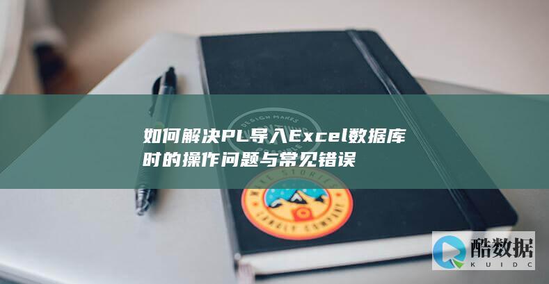 PL导入Excel错误解决指南