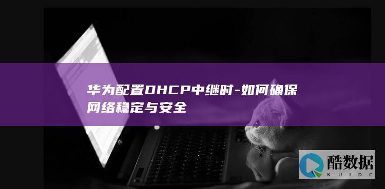 确保华为DHCP中继安全性的方法