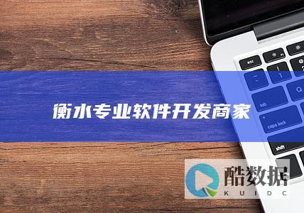 衡水软件开发解决方案