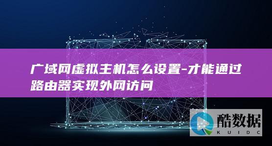 广域网虚拟主机怎么设置-才能通过路由器实现外网访问
