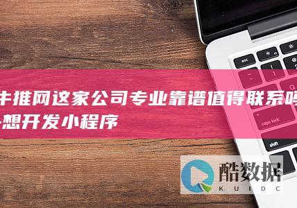 牛推网这家公司专业靠谱值得联系吗-想开发小程序