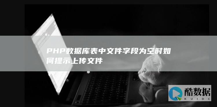 PHP数据库表中文件字段为空时如何提示上传文件