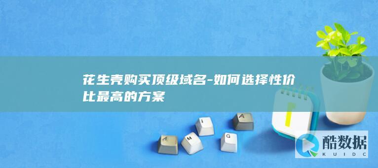 花生壳购买顶级域名-如何选择性价比最高的方案