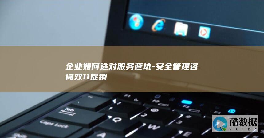企业如何选对服务避坑-安全管理咨询双11促销
