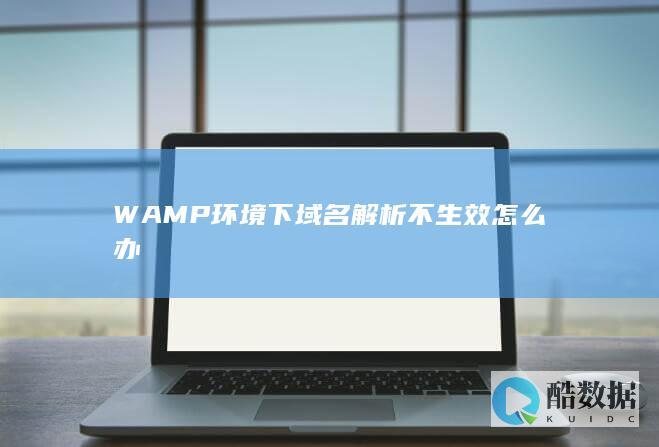 WAMP如何让域名解析生效