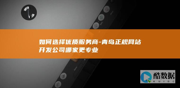 如何选择优质服务商-青岛正规网站开发公司哪家更专业