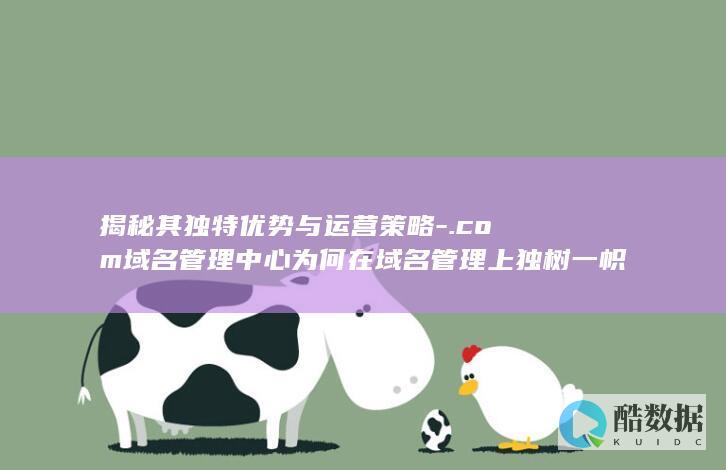 揭秘其独特优势与运营策略-.com域名管理中心为何在域名管理上独树一帜