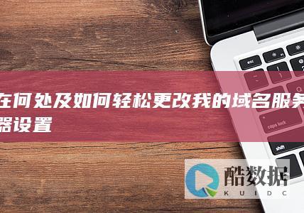 在何处及如何轻松更改我的域名服务器设置