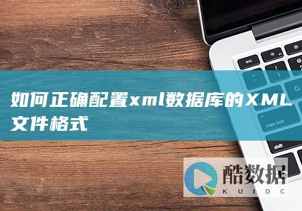 正确设置XML文件格式技巧