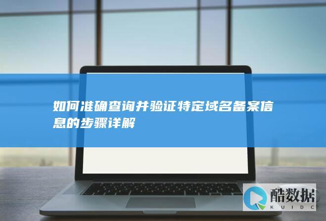 如何准确查询并验证特定域名信息的步骤详解