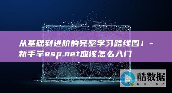从基础到进阶的完整学习路线图！-新手学asp.net应该怎么入门