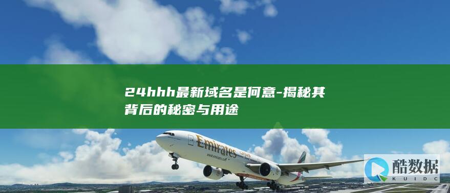 24hhh最新域名是何意-揭秘其背后的秘密与用途