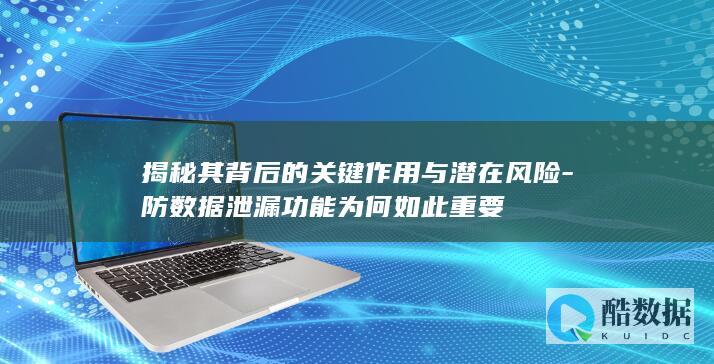 揭秘其背后的关键作用与潜在风险-防数据泄漏功能为何如此重要
