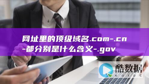 网址里的顶级域名.com-.cn-都分别是什么含义-.gov