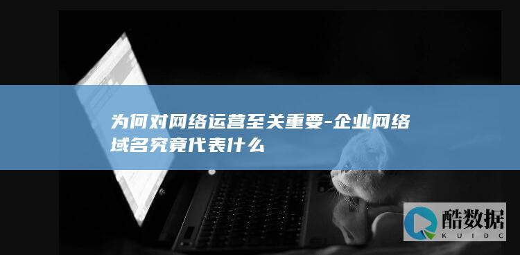 为何对网络运营至关重要-企业网络域名究竟代表什么