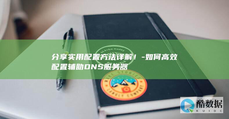 分享实用配置方法详解！-如何高效配置辅助DNS服务器