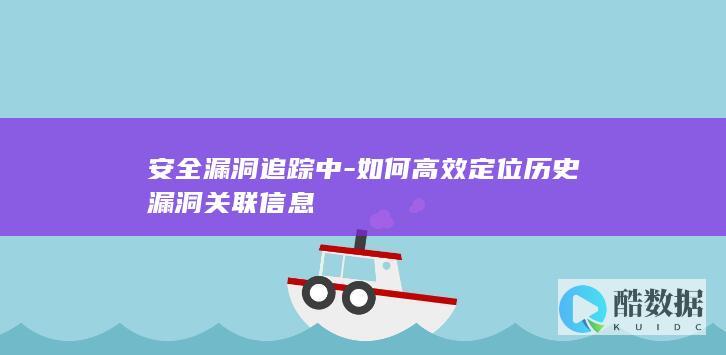 安全漏洞追踪中