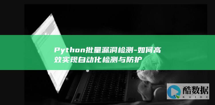 Python自动化漏洞检测脚本