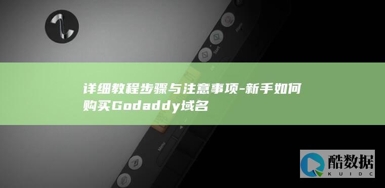 详细教程步骤与注意事项-新手如何购买Godaddy域名