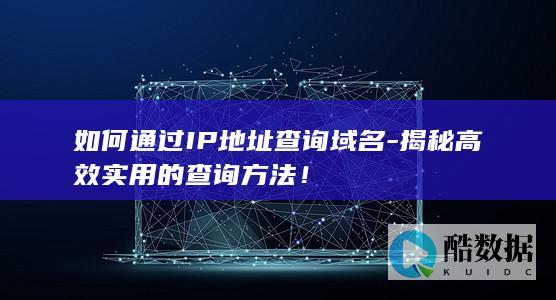 如何通过IP地址查询域名-揭秘高效实用的查询方法！