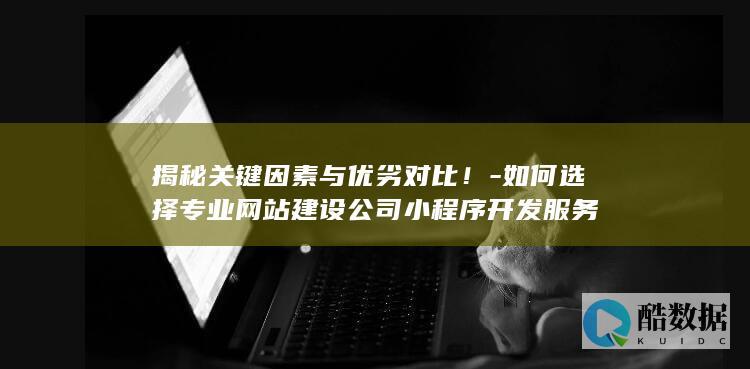 揭秘关键因素与优劣对比！-如何选择专业网站建设公司小程序开发服务