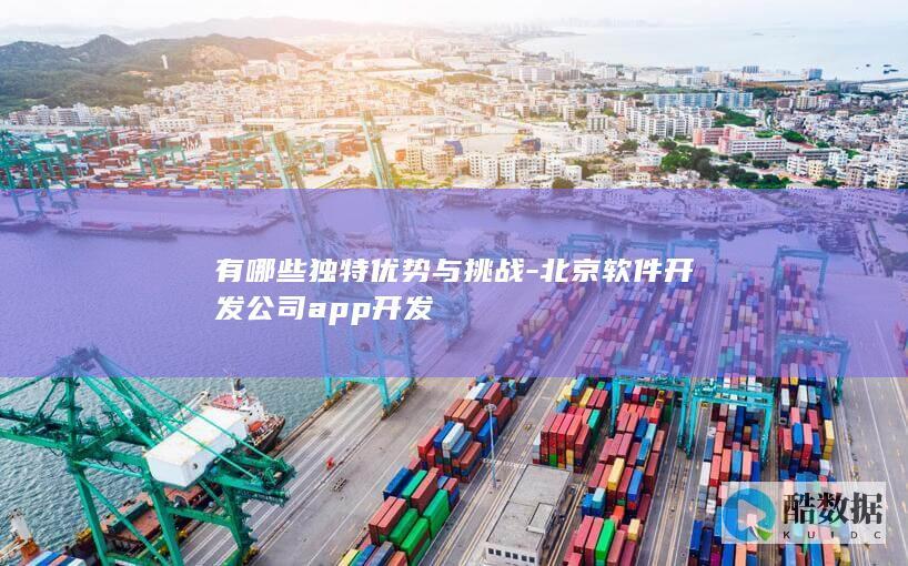 有哪些独特优势与挑战-北京软件开发公司app开发