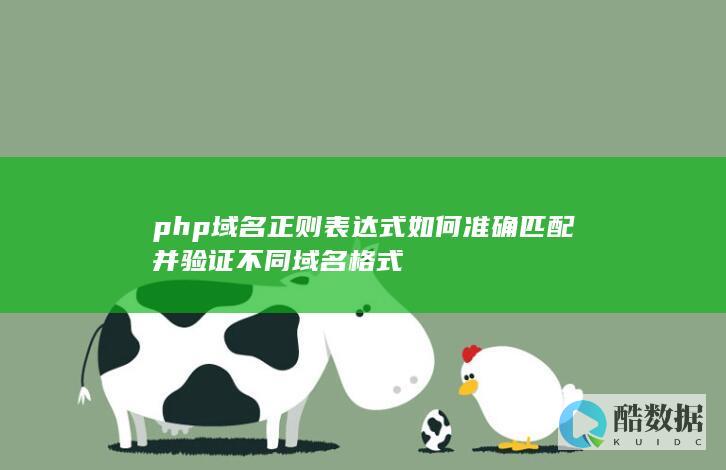 php域名正则表达式如何准确匹配并验证不同域名格式