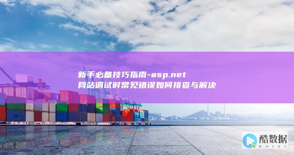 net网站调试技巧