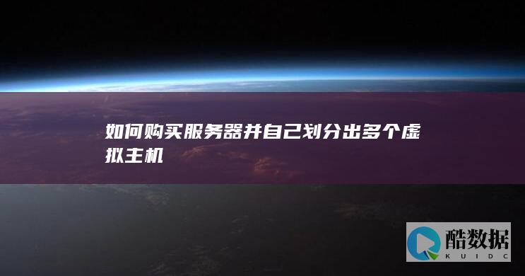 如何购买服务器并自己划分出多个虚拟主机