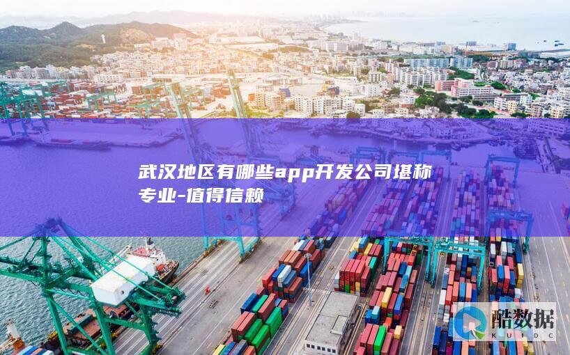 武汉地区有哪些app开发公司堪称专业-值得信赖