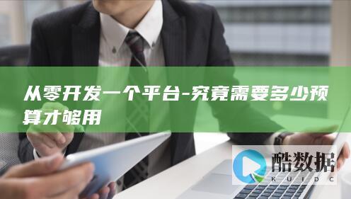 从零开发一个平台-究竟需要多少预算才够用