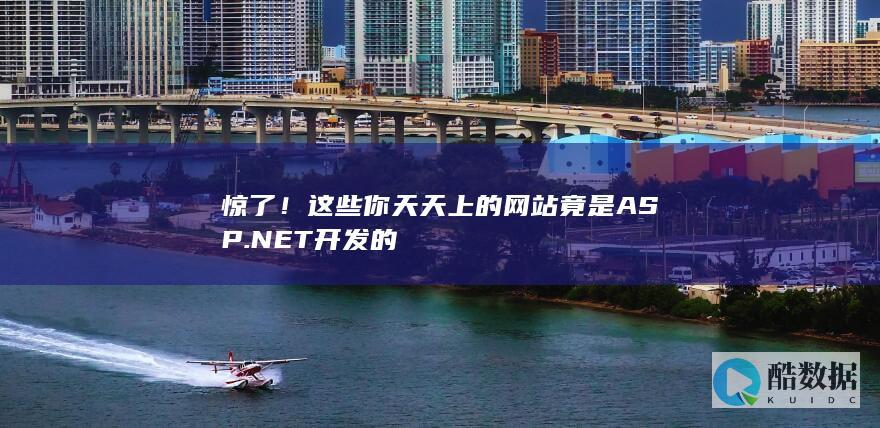 NET开发的知名网站