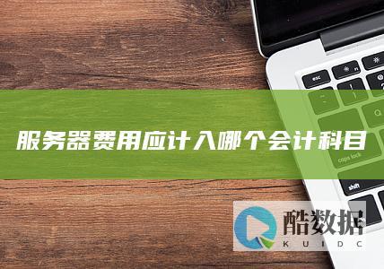 服务器费用应计入哪个会计科目
