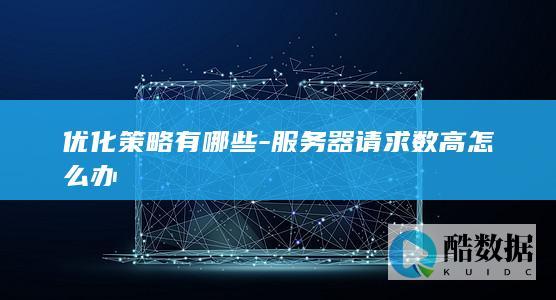 优化策略有哪些-服务器请求数高怎么办