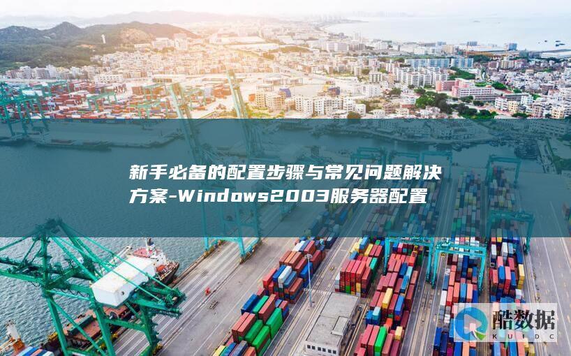 新手必备的配置步骤与常见问题解决方案-Windows2003服务器配置疑问