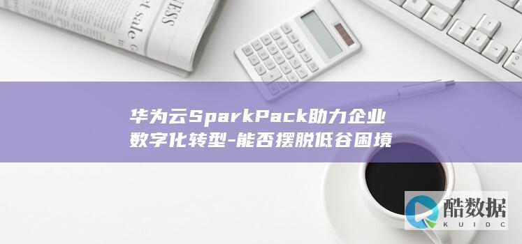华为云SparkPack助力企业数字化转型-能否摆脱低谷困境