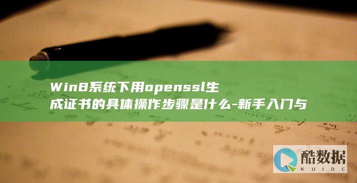 Win8系统下用openssl生成证书的具体操作步骤是什么-新手入门与问题解决指南