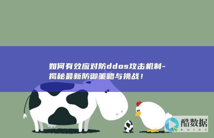 最新DDoS防御策略解析