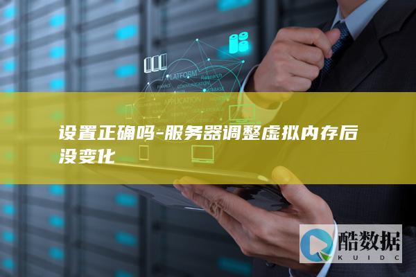 设置正确吗-服务器调整虚拟内存后没变化