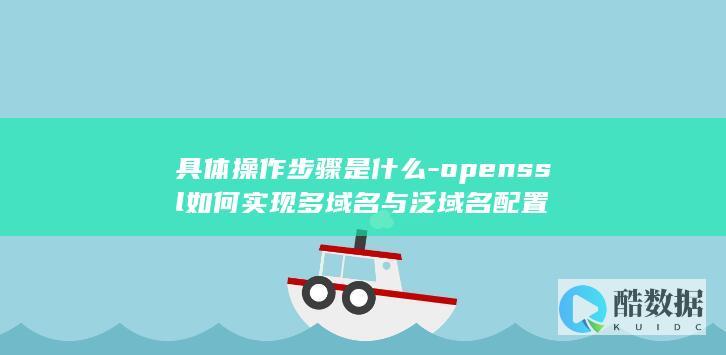 具体操作步骤是什么-openssl如何实现多域名与泛域名配置