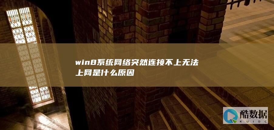 win8系统无法上网网络连接问题