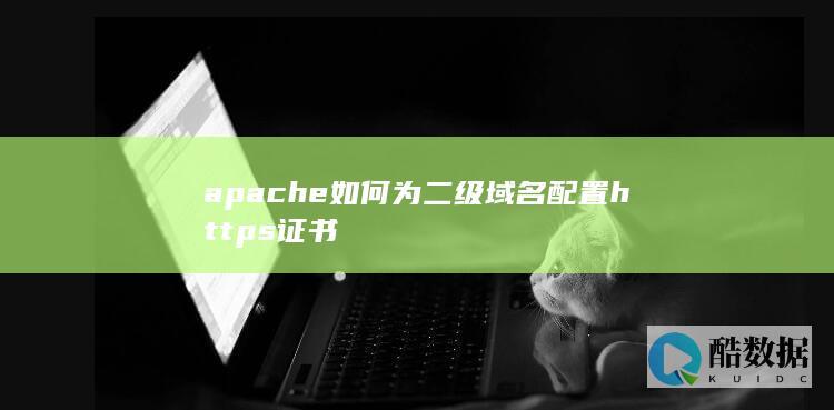 二级域名https配置